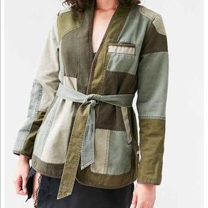 FINAL PRICE DROP Patched Surplus Jacket